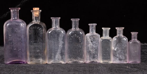 CC Thaxter Druggist, 8 Different Bottles [195136]