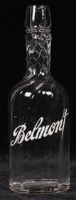 Belmont Whiskey Bottle c. 1900-1910 [194399]