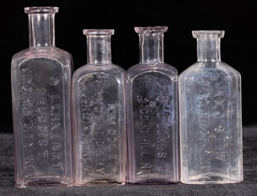 Virginia City & Gold Hill Drugstore Bottles, 4 [195129]
