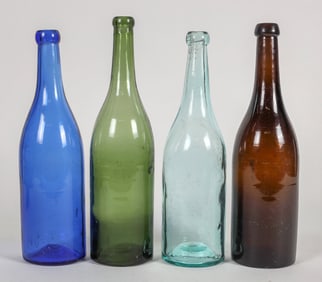 Western Beer Bottles, 4 Different [194888]