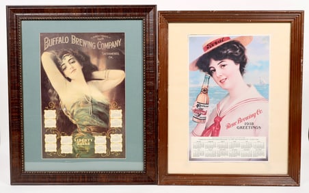 Liberty Belle Saloon Repro Beer Posters, Framed (3) [194384]