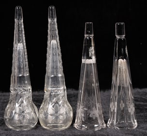 Car Vases, 2 Different Matched Shape Pair [195123]