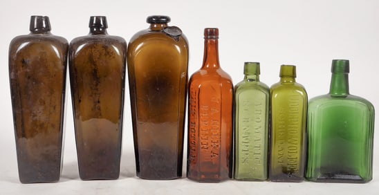 Gin & Cordial Bottles, 7 [195428]