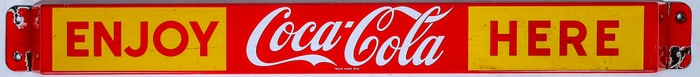 Rare Porcelain Coca-Cola Sign  [196821]