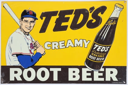 Ted's Root Beer Advertising Sign [196870]