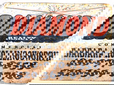 Diamond Realty Metal Sign, Phoenix, AZ [196535]