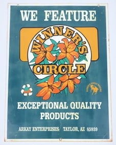 Winner's Circle Bedding Metal Sign, Taylor, AZ [196691]