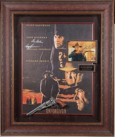 "Unforgiven" Autographed One Sheet Shadow Box  [194927]