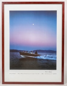 Tahoe  Boat Celebration Poster, Signed, Dated 2001, #1 [193437]