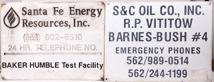 Orange County Energy Sign Pair [196527]