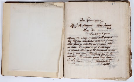 The San Ramon Warehouse Company Letter Copying Book [196263]