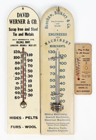 Three Advertising Thermometers  [195607]
