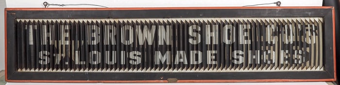 'Triple Sign' Optical Illusion Advertisement, late 1800s [194144]