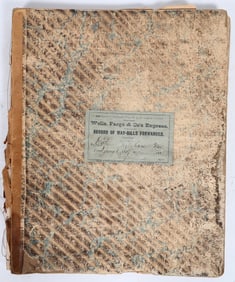 Wells, Fargo Express Way Bill Receipt Book, 1889, Carson City [196651]