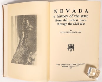 Mack's History of Nevada, 1st Edition, Signed [194332]