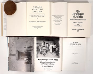 Nevada Printing History Book Group (4) [194140]