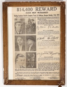 Siskiyou Massacre Wanted Poster, 1923 [194405]
