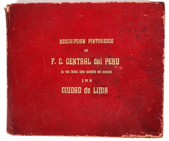 Peruvian Photography & History Book, c. 1913 [194137]