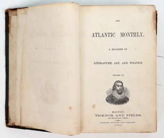 Atlantic Magazine Vol VI incl. Charles Darwin Article [195255]