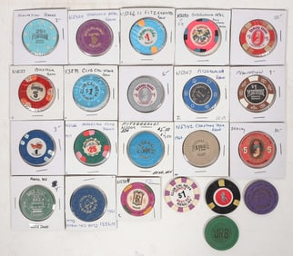 Reno/Carson City Gaming Chips (22) [194493]