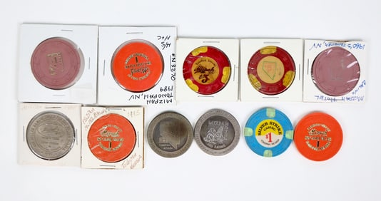 Duplicate Casino Chip Group (11) [195011]