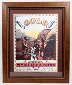 Large Framed Cigar Advertisement [194902]