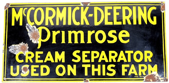 McCormick-Deering Cream Separator Porcelain Sign [196531]
