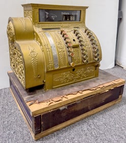 National 416 Brass Cash Register [196702]