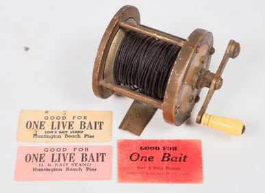 H.S&B Co. Casting Reel And Fishing Tickets. [195258]