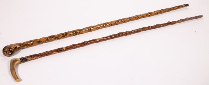 Wood Walking Sticks (2) [196422]