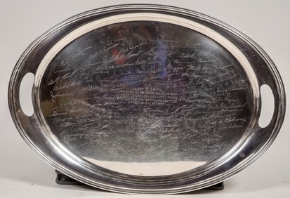 Sterling Silver Commemoration Tray, 48 oz [194875]