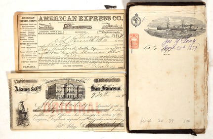 Express & Shipping Ephemera incl. Foreign RN & Gold Rush [196731]