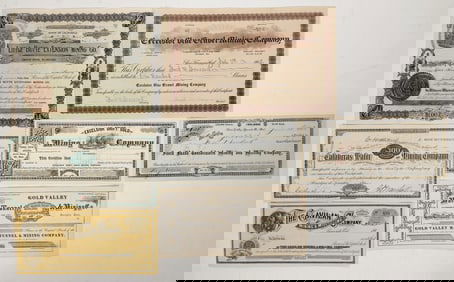 California Mining Stock Group (7 Different) [195347]