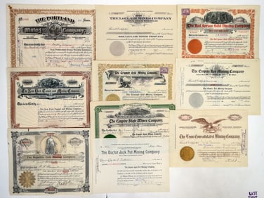 Cripple Creek Stocks Collection, 189X-1959 [195005]