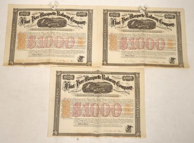 Pere Marquette Railway Bonds with RN's, 3 [191243]