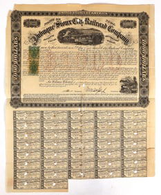 Dubuque & Sioux City Railroad Company Bond with RNs [195509]