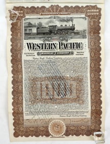 Western Pacific Railway Company $1,000 Bond, 1903 [195441]