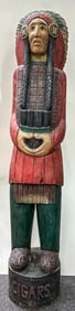 Cigar Store Indian Statue #1 [196606]