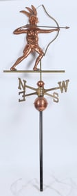 Folk Art Native American Weather Vane [194351]