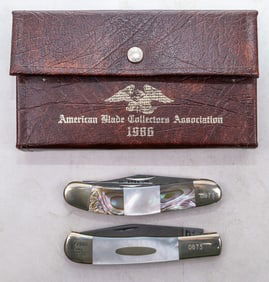 American Blade Collector's Association Two Knife Set 1986 [194564]