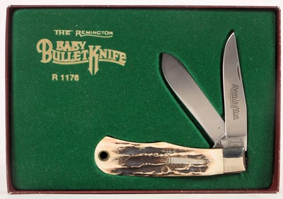 Remington Baby Bullet Knife R1176 Trapper NIB c.1994 [194561]