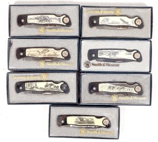 Smith & Wesson Pocket First Production Run Folding Knives (7) [194565]