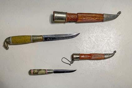 Vintage Lahuki Lapua Puukko Knives [189873]