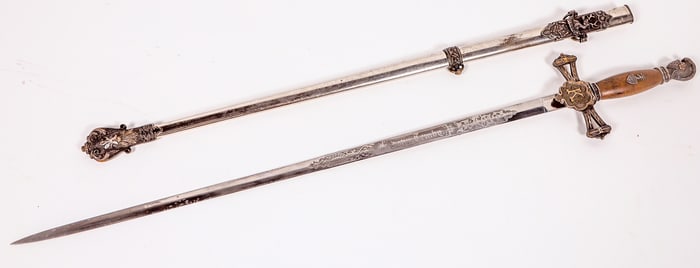 Knights of the Sherwood Forest Sword C. 1890's.  [194537]