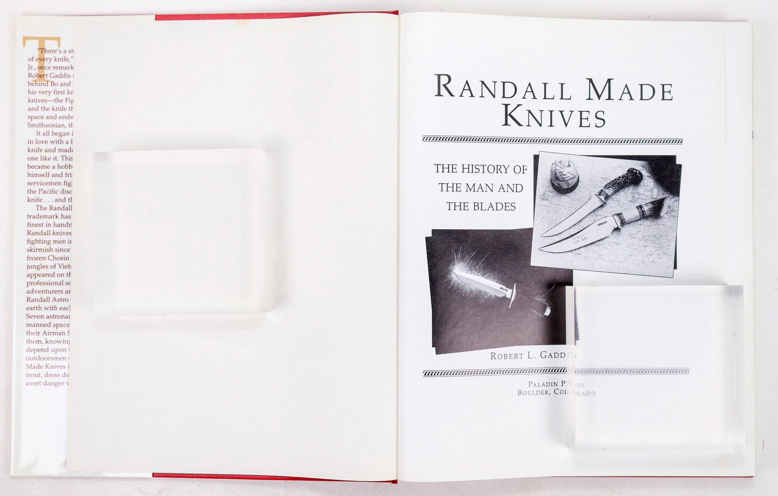 Randall Made Knives a Book by Robert Gaddis c.1993 [196315] (1 of 6)