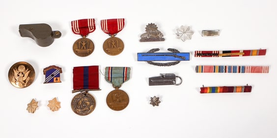 1938 Volkswagen Pin WW2 Army and Marine Corp. Ribbons and Medals (14) [194251]