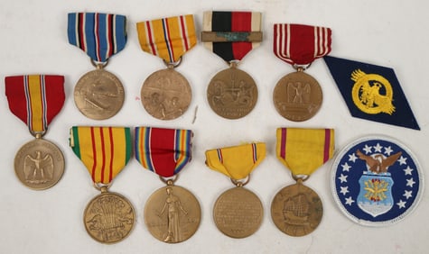 U.S. Medals Spanning Three Wars [195230]