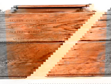 Crate for Vaccination Medicine, Possibly WWII [194373]