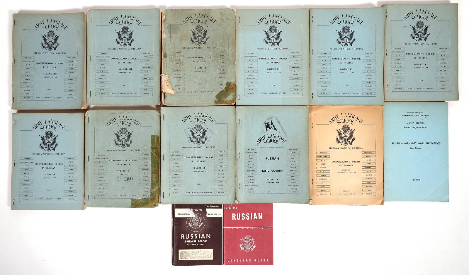 U.S. Army Russian Language Books, 1940s-50s [194415] (1 of 4)