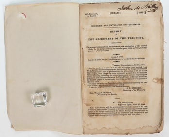 Senate Report On Commerce 25th Congress, 1840s [195252]